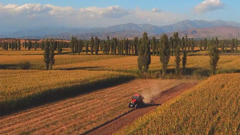 Video interactivo del tractor