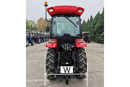 Ancho de tractor: 1300mm